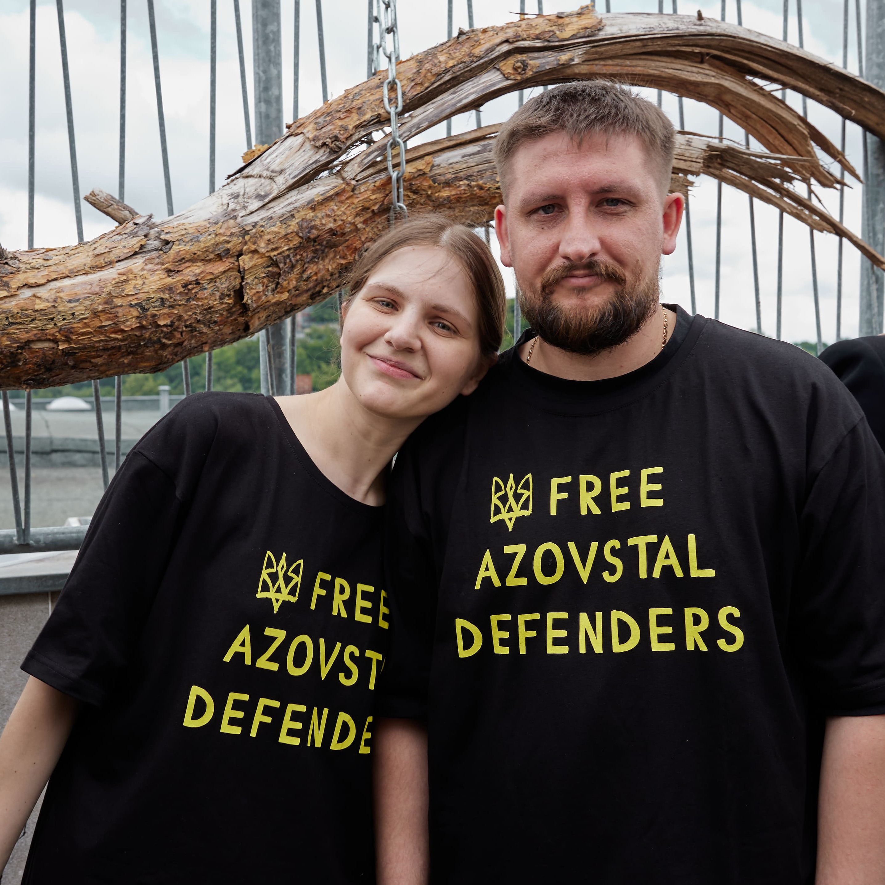 Designer Mitya Hontarenko and Iryna