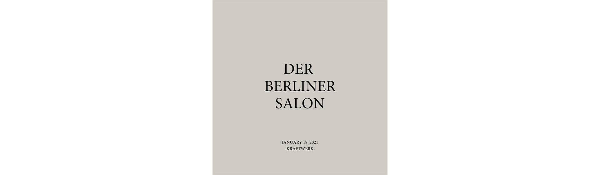@ DER BERLINER SALON